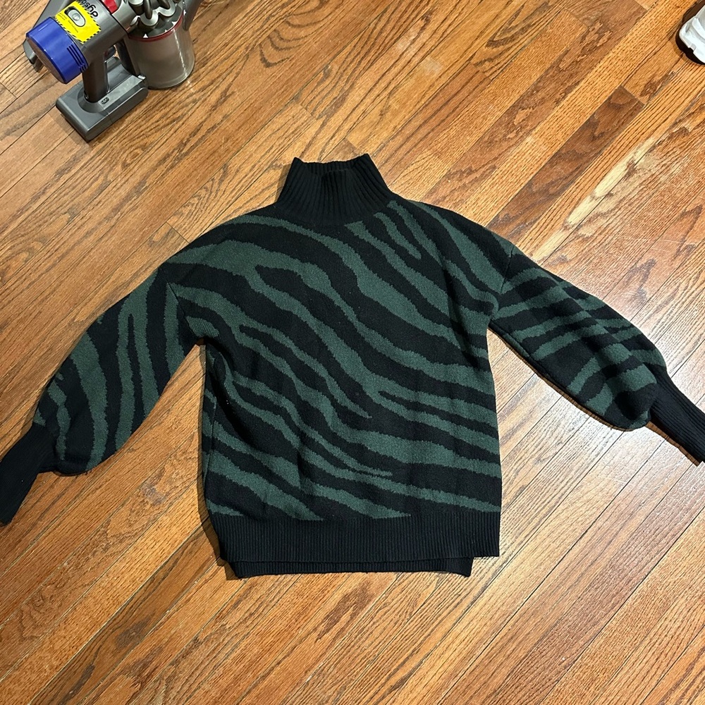 Zebra French connection sweater